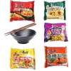 Master Kang 5 Packs of Ramen Noodle - 5 Assorted Flavor with Bowl and Chopsticks Photo