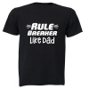 BuyAbility Rule Breaker - Like Dad - Kids T-Shirt Photo