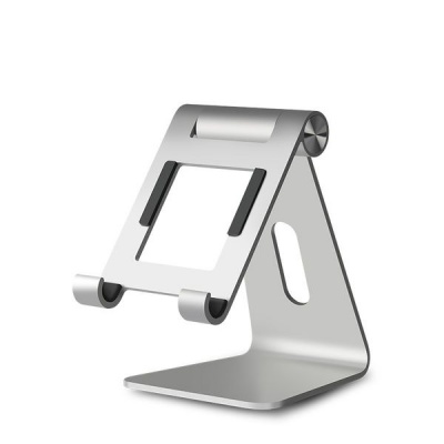 Photo of LASA Adjustable Angle Phone Tablet Stand Mount Holder 4-13" Silver