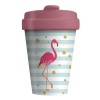 ChicMic Flamingo Bamboo Travel Mug 400ml Photo