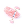 Goddessa Rose Quartz Facial Derma Roller - Ceramic Blue Design Photo