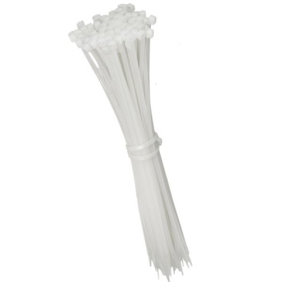 Zenith Cable Ties White 50 Pieces