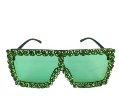 Photo of Cubana Diamond Sunglasses Women Men Sunglass - Honolulu - Green