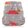 Bamboo Baby Pocket Nappy with Snap waist - Foxy Photo