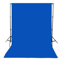 Muslin Blue Backdrop Material 3x6m