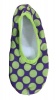 Skinnies By Snoozies - Green Polka Dots Photo