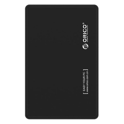 Orico 25 USB30 External HDD Black Enclosure Black