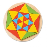 Kids Wooden Mosaic Puzzle of the Sun Toy