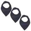 PepperSt - Bandana Dribble Bib - Black - 3 Pack Photo