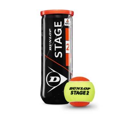 Photo of Dunlop Sport Dunlop Stage 2 Orange Tennis Balls 3 Tin