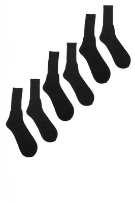 Photo of I Saw it First - Mens Black 3 Pack Sport Socks