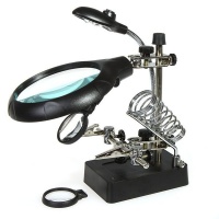 5LED Auxiliary Clip Magnifier ACDC Interchangeable