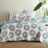 Linen Boutique Decorative Stylish Modern Look Reversible Embroidered Bedspread - Azure Photo