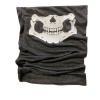 Buffer Neck Warmer - 3 Set Grey Skull - White Photo