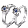 SilverCity Love Languages Simple 2 Piece Best Friend/Couple Ring Set Photo
