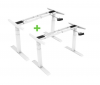 Deskstand TekDesk v2.0- Height Adjustable Electronic Standing Desks Combo Set Photo