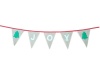 Christmas Bunting/flag/banner "Joy" with Christmas Trees Photo