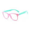 Pink and Blue Kids Blue Light Blocking Glasses Photo