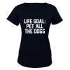 Pet ALL The Dogs - Ladies - T-Shirt - Black Photo