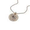 "Rose of June Rose Gold Birth Flower Pendant" Photo