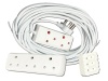 Everlotus Extension Cord 15M Bundle With 3 Way Multiplug And 1 Adapter Photo