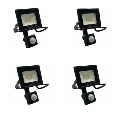 Photo of 4 Pack - 20w LED Motion Sensor Floodlight