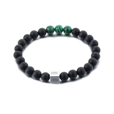 Photo of Armo Accessories - Black Onyx with 3 Green Malachite Stones