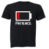 Patience - Battery Levels - Adults - T-Shirt Photo