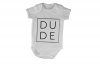 BuyAbility Dude - Square - Short Sleeve - Baby Grow Photo