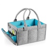 optic life Optic Large Capacity Travel Mummy Diaper Caddy Bag -Grey Photo