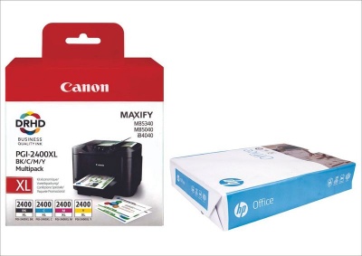 Photo of Canon PG2400xl Multipack Ink and Paper Bundle