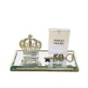 Ladies Diamanté Silver Crown with Magnetic Frame And Metal 60th Key Photo