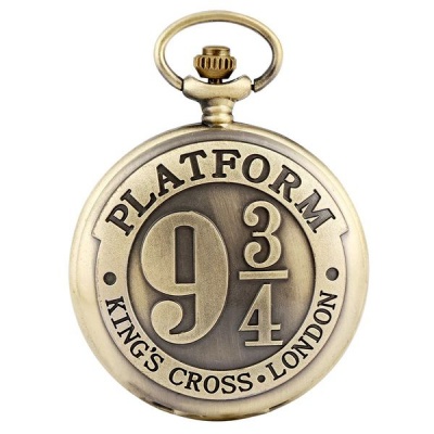 Harry Potter Platform 9 34 Quartz Pocket Watch