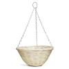Good Roots Ratan Effect Hanging Basket - Cream Photo