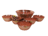 Bowl Set 7 Piece Glass Delma - Copper Roxx Photo