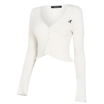 Photo of Kangol Ladies Knitted Cardigan - Oatmeal - Parallel Import