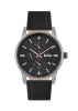 Lee Cooper Gents Black Leather Dress Black Dial - LC06675.3511 Photo