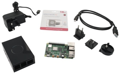 Raspberry Pi Multicomp Pro RPI4 MP STARTER KIT BLK 4GB 4B Starter Kit