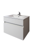 White Stylo Bathroom Vanity Cabinet 600 Photo