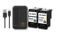 Canon Ink Cartridge Compatible with 445XL 446XL Powerbank 5000mah Ultra Slim Combo