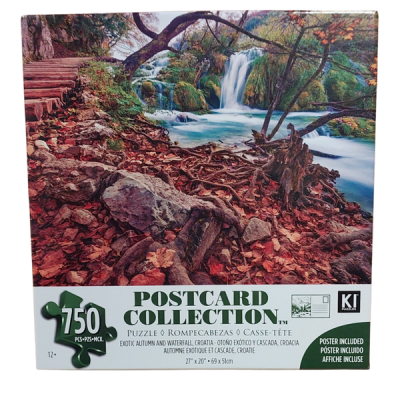 Postcard Collection Waterfall Puzzle