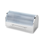 Stainless Steel Bread Bin With Hobnail Glass Cover Photo