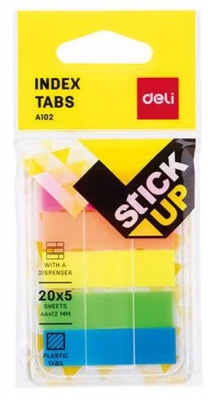 Photo of DELI Index Tabs - Assorted Colours