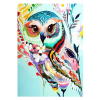 The Nordic Collection Nordic Scandinavian Owl Animals Art DIY Paint Craft Kit Wall Decorations Photo