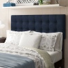 Mai Lifestyle Stylish Upholstered Headboard Linen Navy