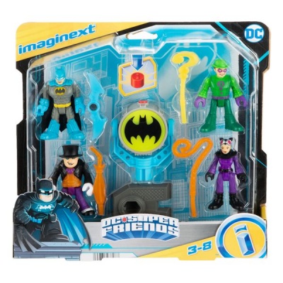 Imaginext Dc Super Friends Bat Tech Bat Signal Multipack Figure Set