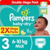 Pampers Baby Dry - Size 3 Double Mega Pack - 300 Nappies Photo
