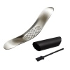 Stainless Steel Garlic Press With Silicone Peeler & Cleaning Brush Photo