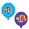 Bulk Pack x 2 Balloon Helium Foil Number 18 45cm Photo