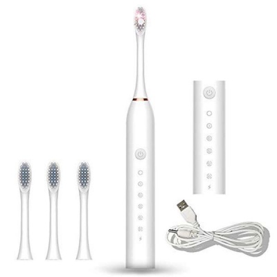 Six Speed USB Rechargeable Ultrasonic Toothbrush